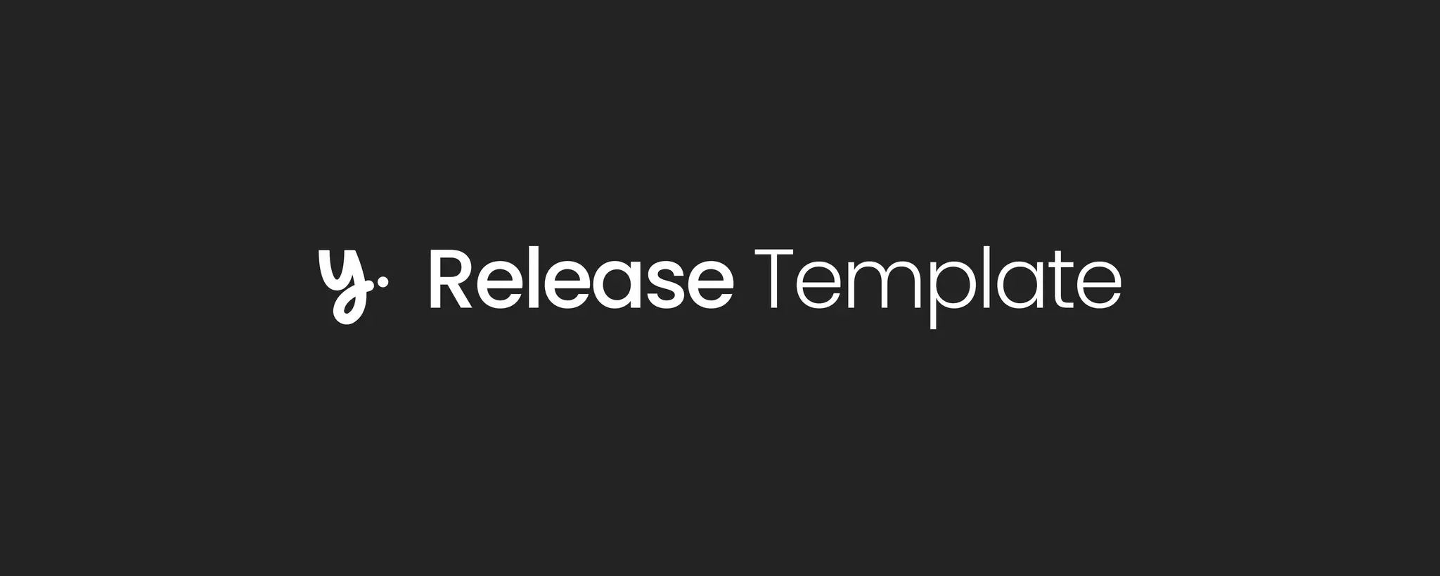 Capa do template de Release de Produto da Salvy